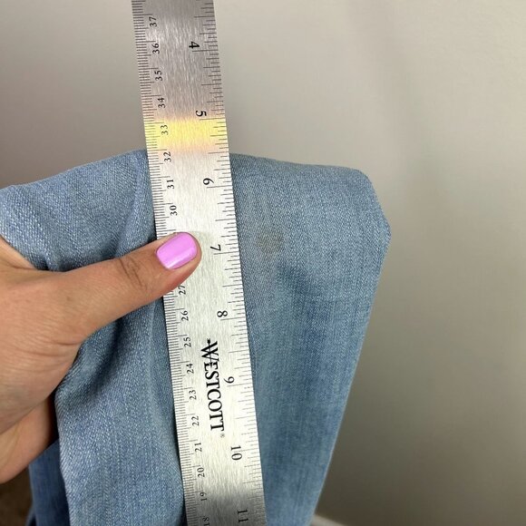 Aeropostale high wasit ankle light wash destressed jeggings raw hem 6‎ reg - Picture 12 of 12